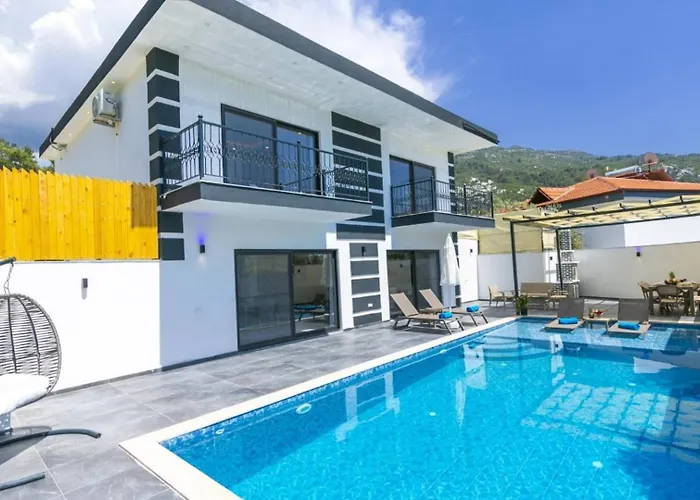 别墅 Islamlar Village 2 Bedroom With Private Pool 卡尔坎